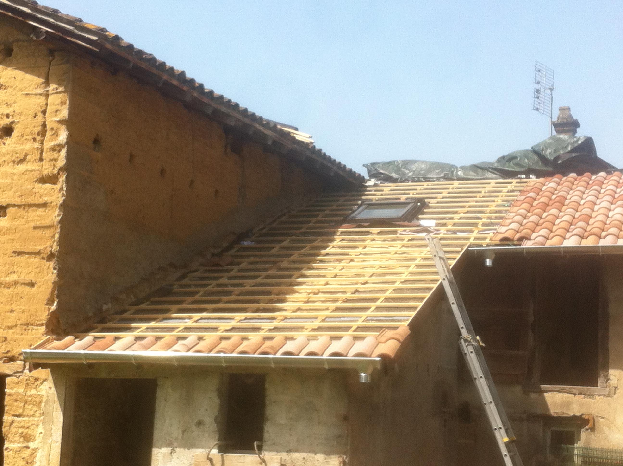 Charpente rénovée